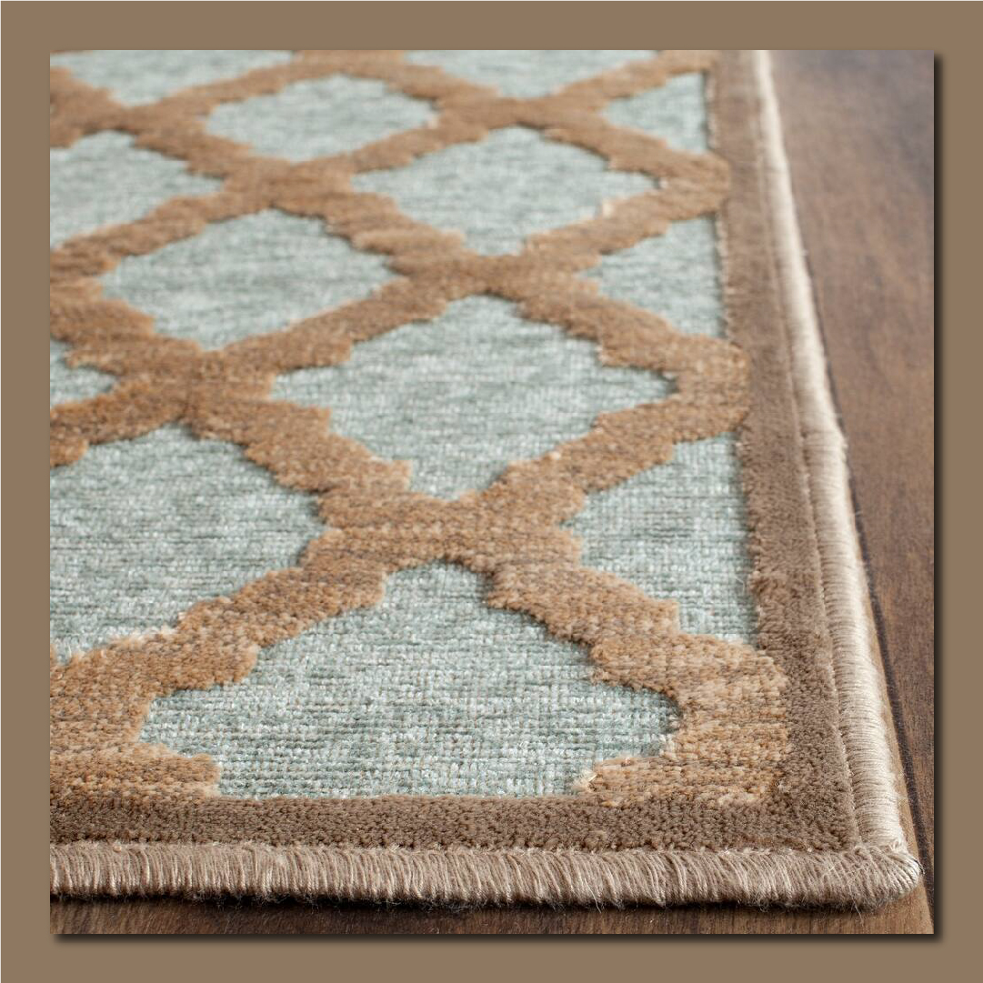 100 percent viscose rug material