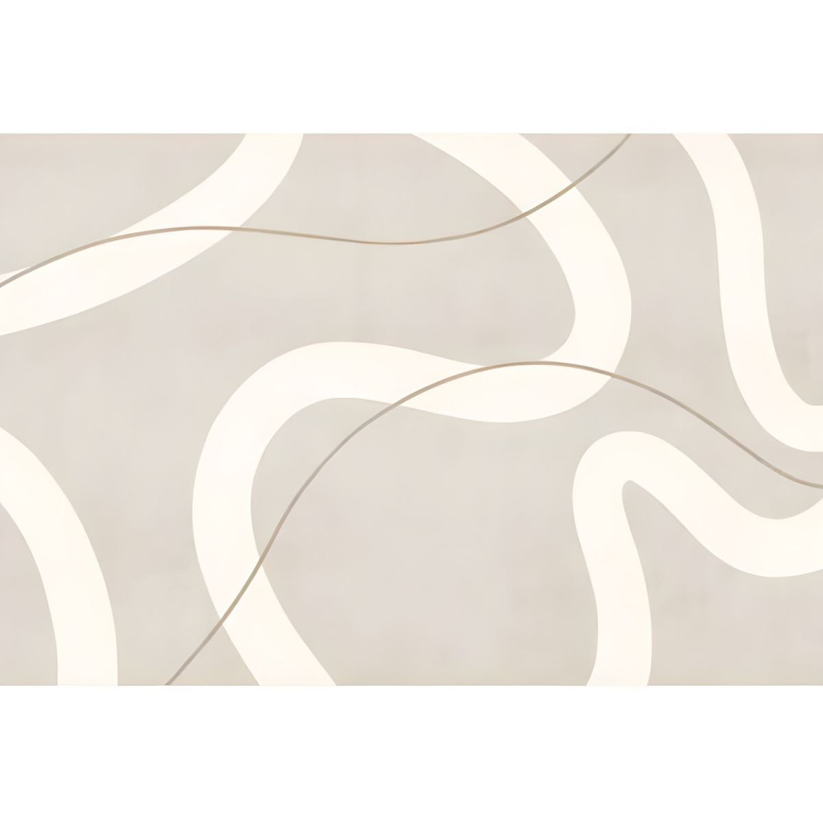PRG-34 Minimalist Color Block Mixed Nylon Polypropylene Multi-color Printed Machine-made Rug - Image 2