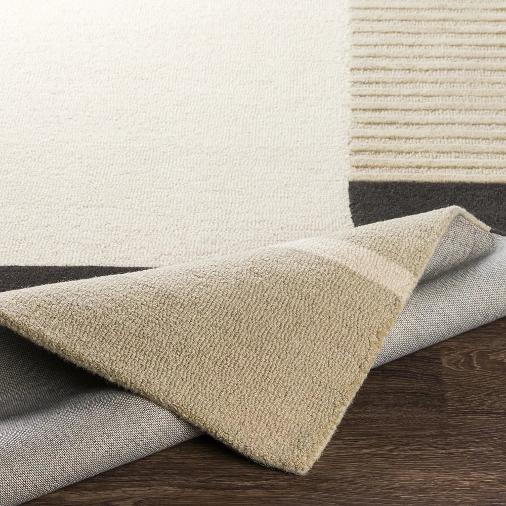 RG-10 Modern Contemporary Geometric Wool Multi-color Handtufted Handmade Rug - Image 3
