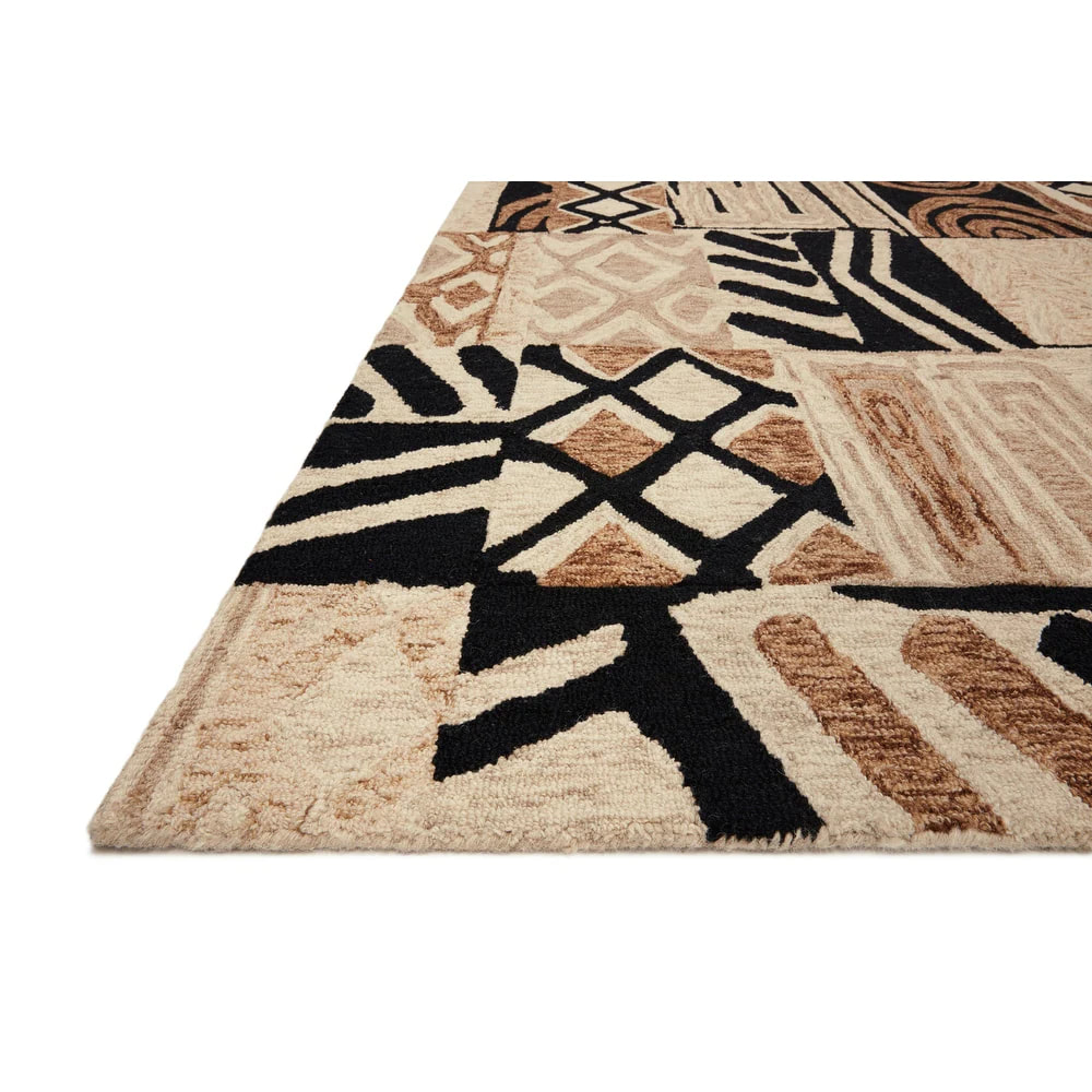 RG-15 Bohemian Tribal Wool Multi-color Handtufted Handmade Rug - Image 2