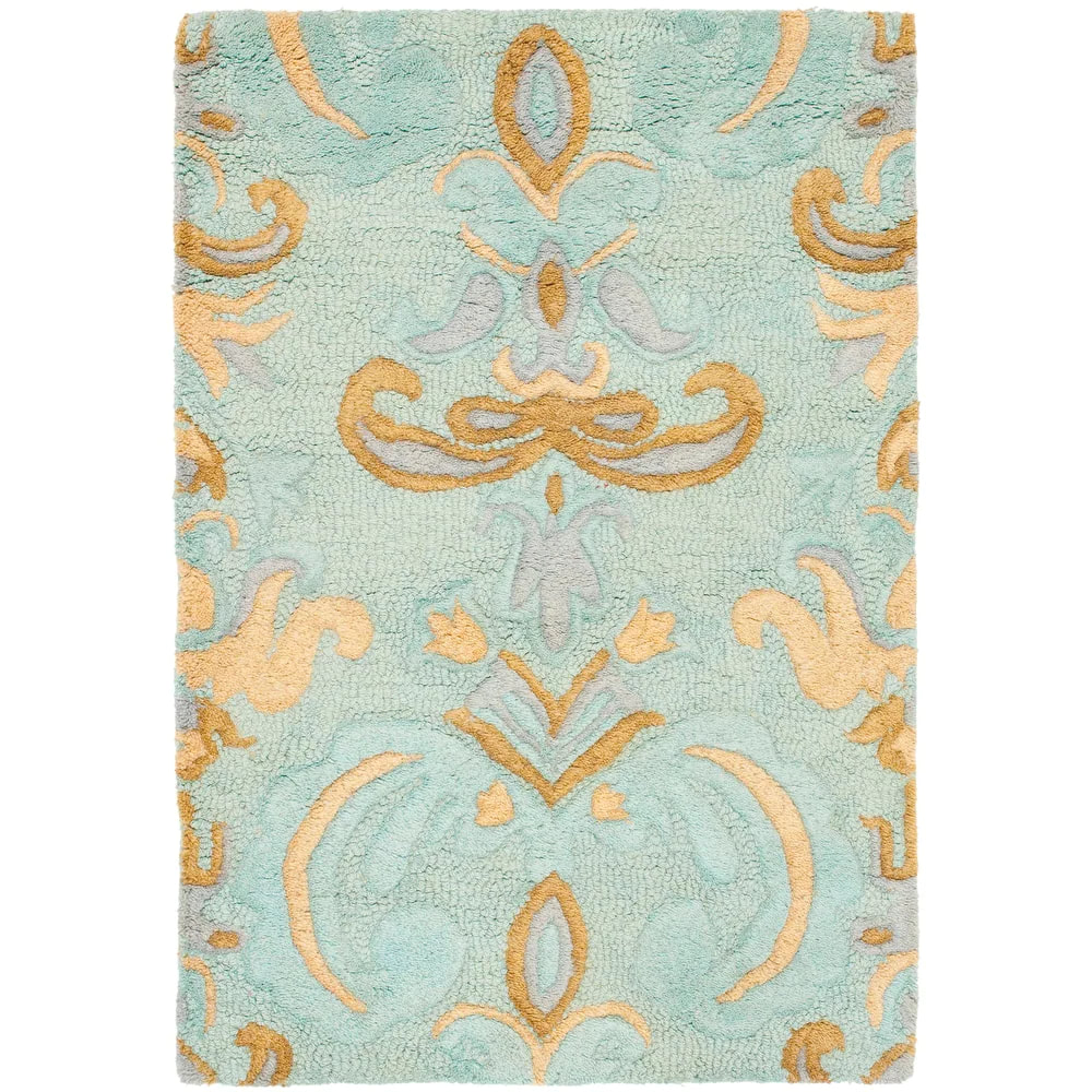 RG-39 Contemporary Geometric Wool Multi-color Handtufted Handmade Rug - Image 4