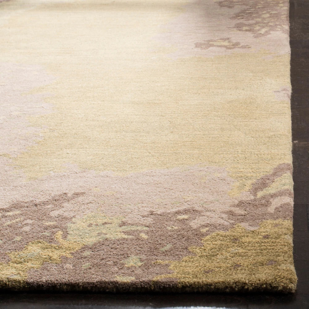 RG-43 Modern Contemporary Abstract Wool Multi-color Handtufted Handmade Rug - Image 2