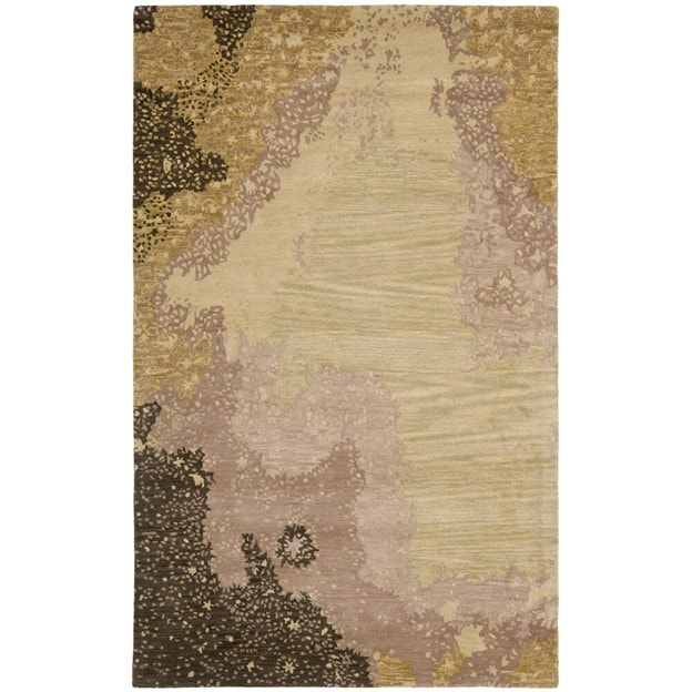 RG-43 Modern Contemporary Abstract Wool Multi-color Handtufted Handmade Rug - Image 4
