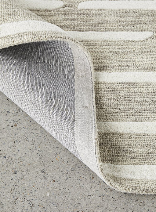 RG-54 Bohemian Tribal Wool Beige Handtufted Handmade Rug - Image 3